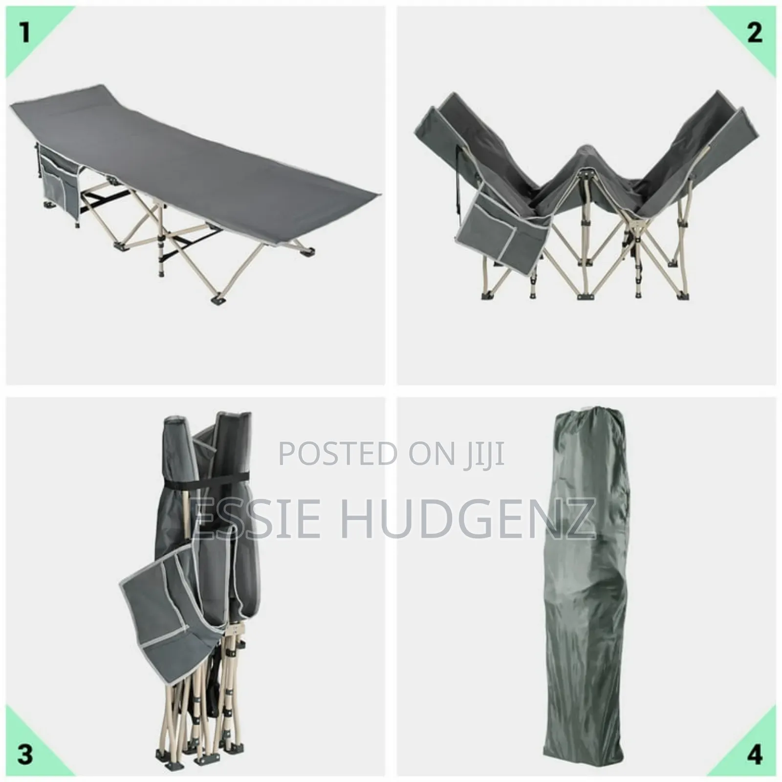 Foldable and Portable Bed Cot