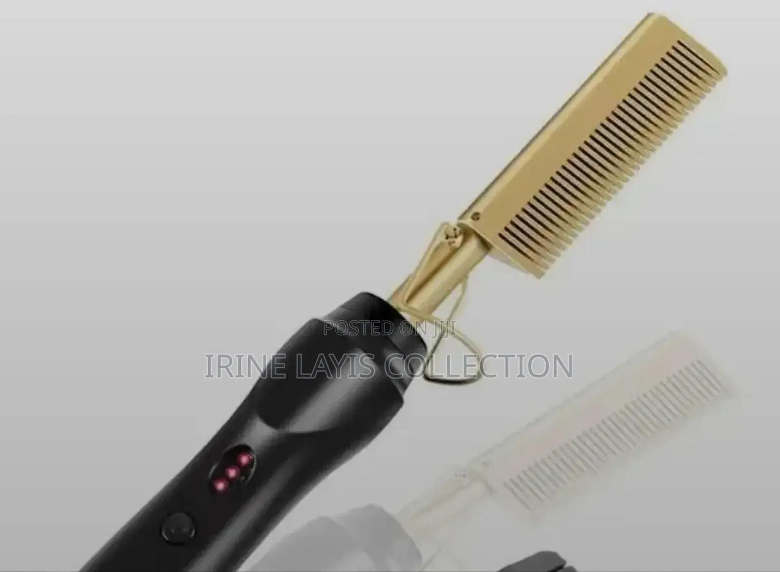 Electric Straight And Curly Hair Hot Comb