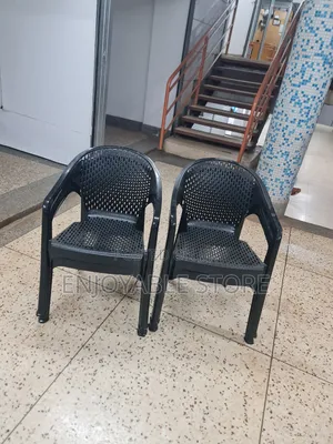 Dining Chairs Plastic Black