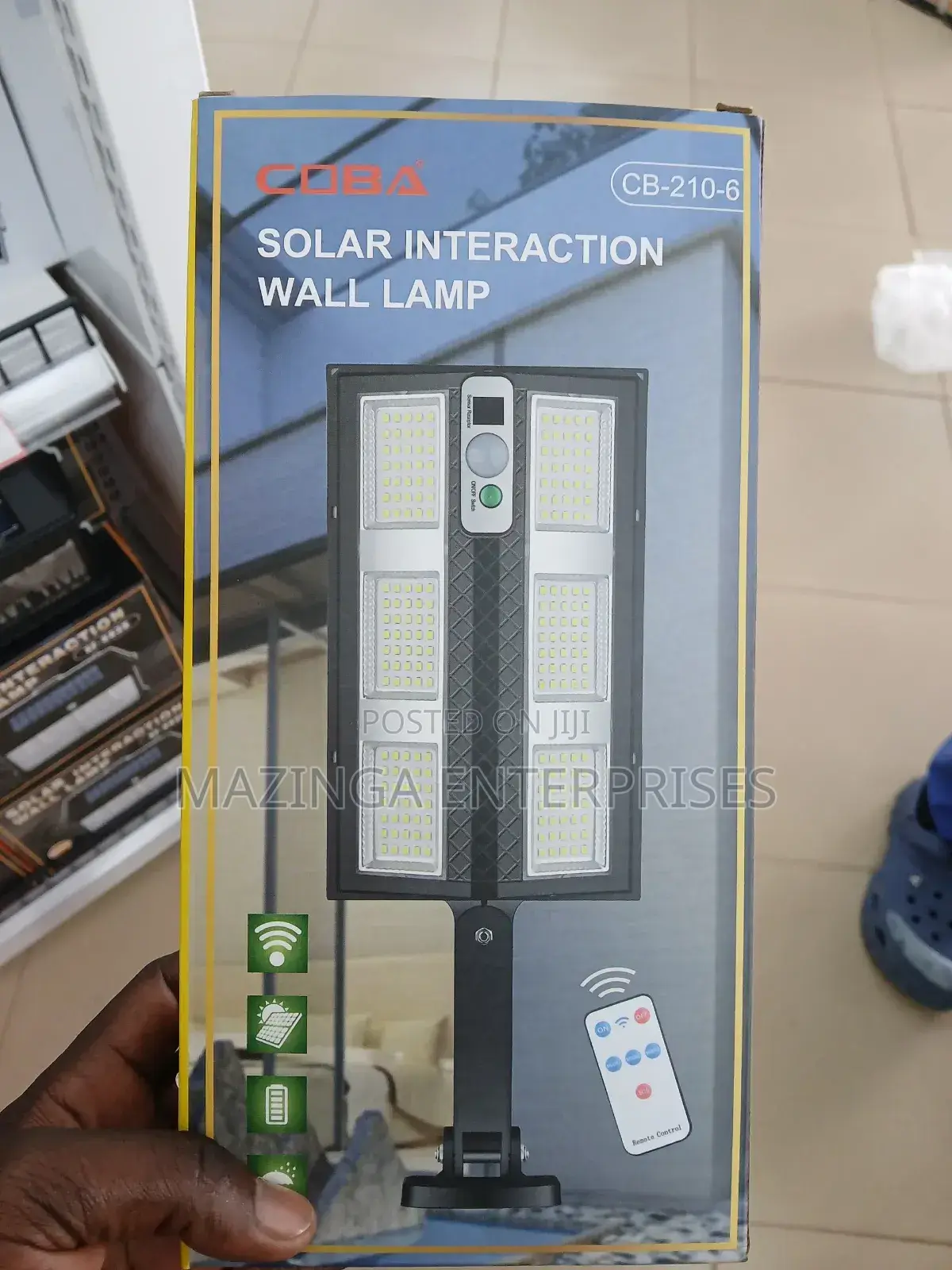 Remote Control Solar Interaction Wall Light Lamp