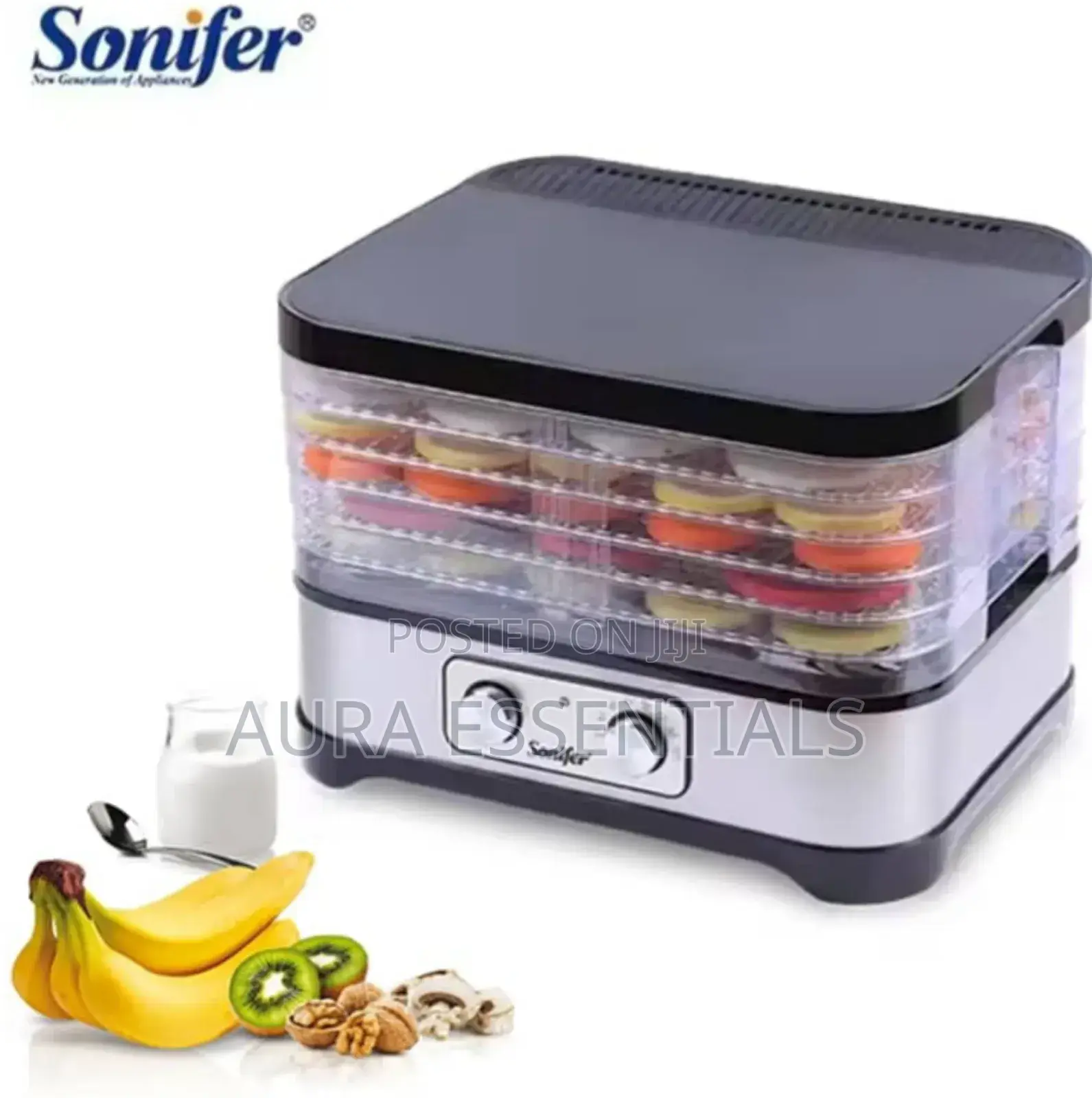 Sonifer Sf-4017 5 Layers Mini Electric Fruit Dryer