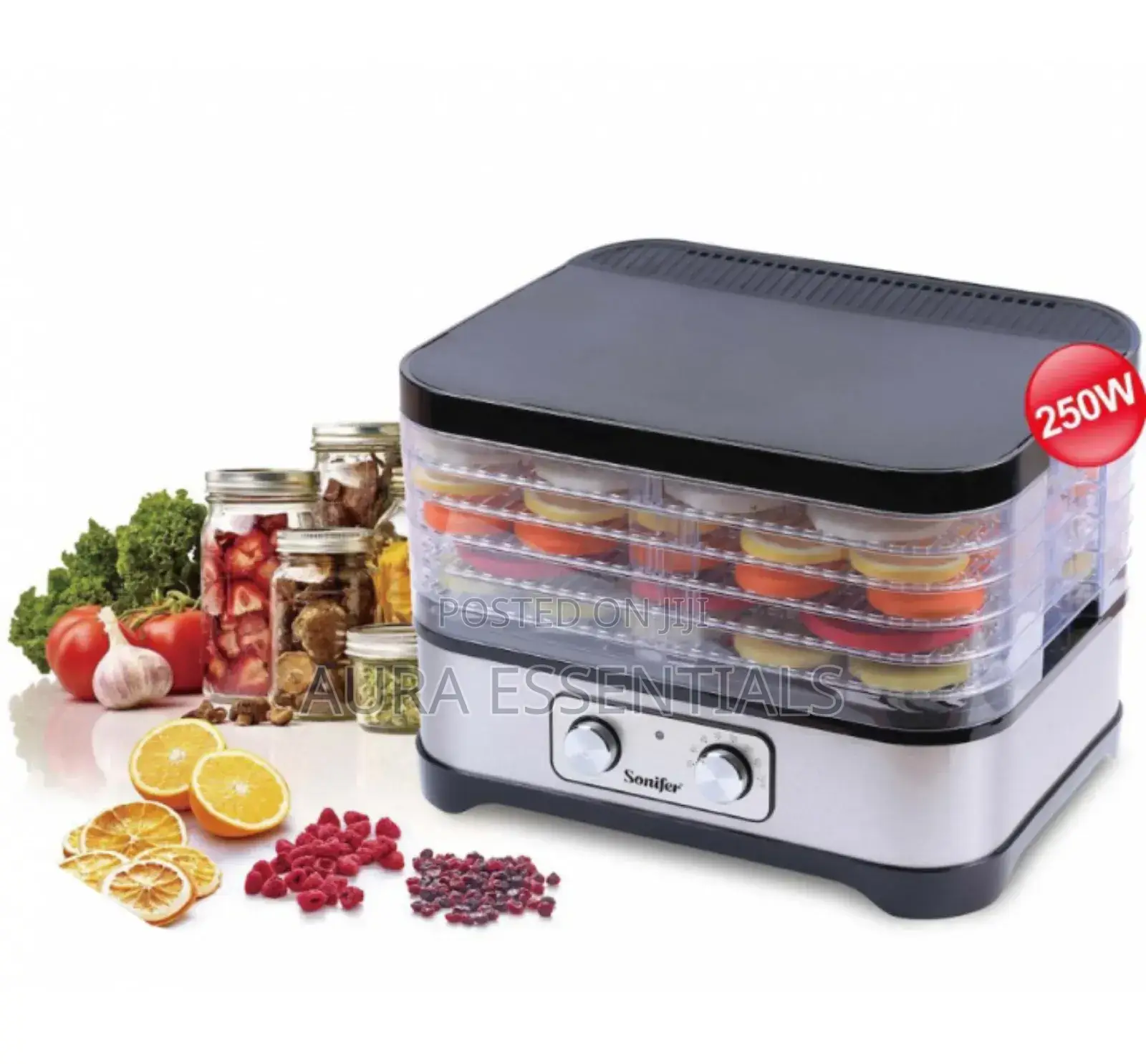 Sonifer Sf-4017 5 Layers Mini Electric Fruit Dryer