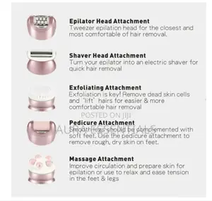 Waterproof Led Rechargeable Women Hair Removal Set