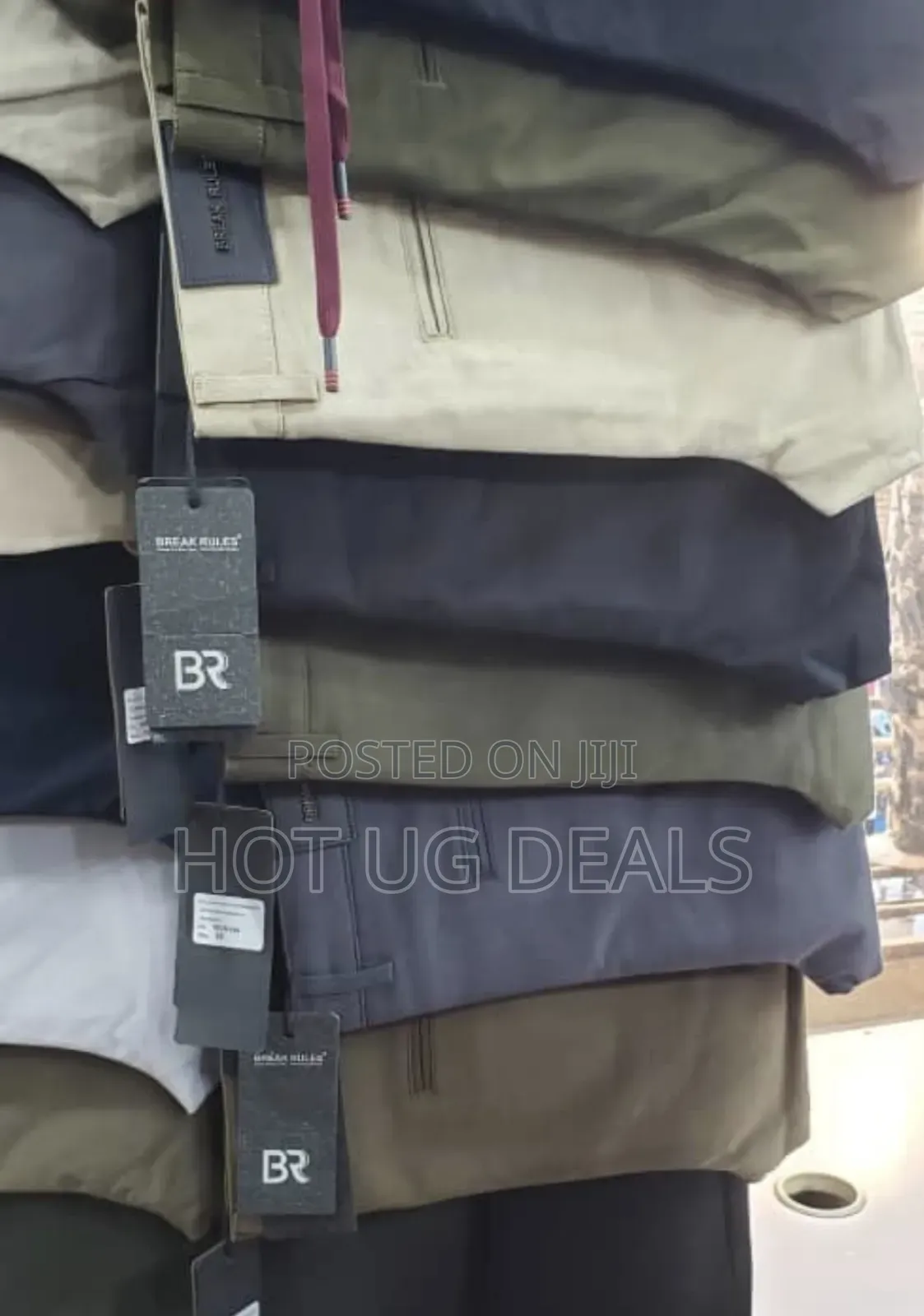 6.1 Pack Of Mens Kachi Trousers -black, Brown,Navyblue, Grey
