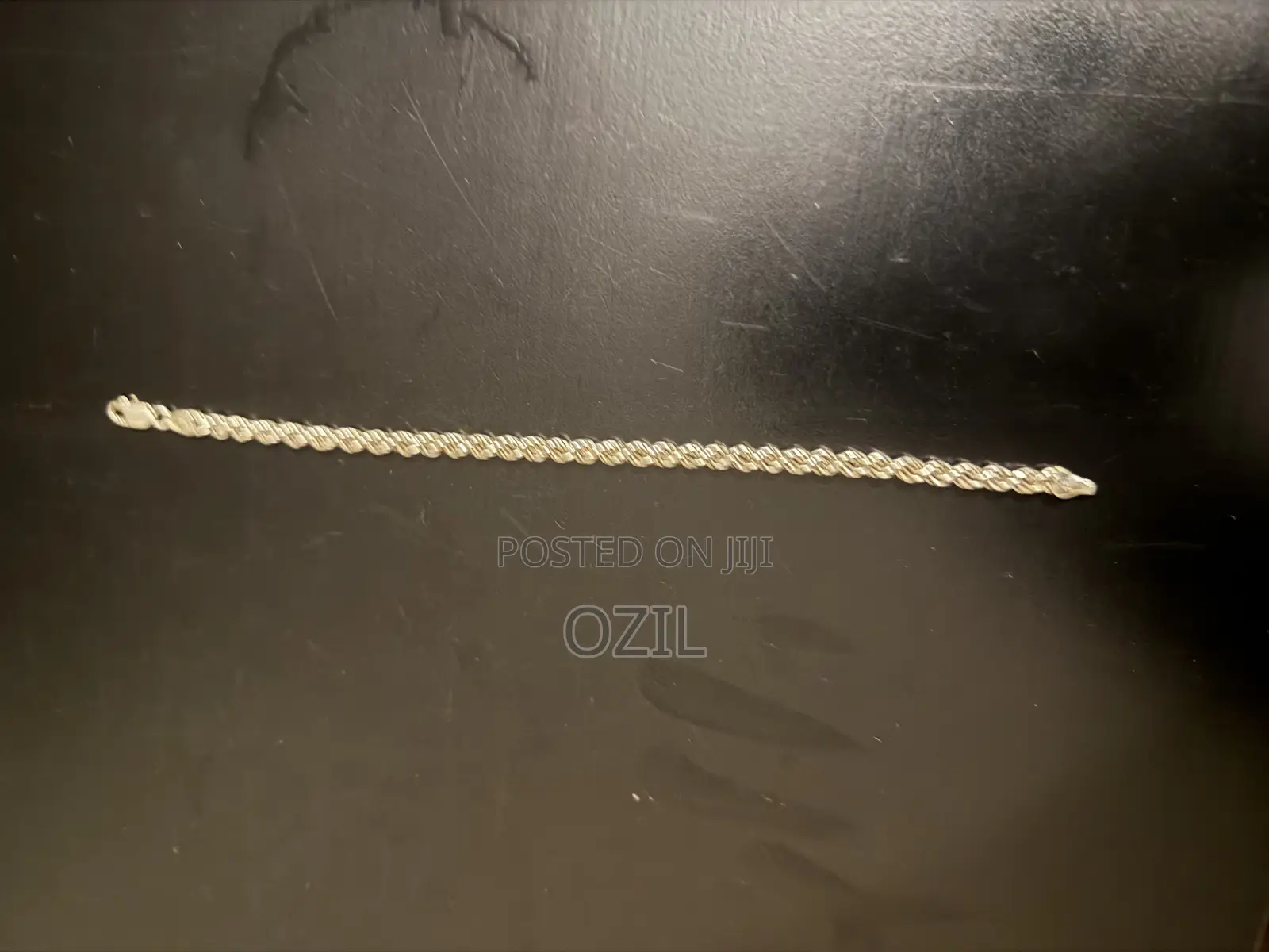Rope Bracelet Real Silver