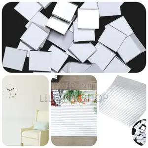 100pcs Self-Adhesive Mini Square Self-Adhesive Stickers