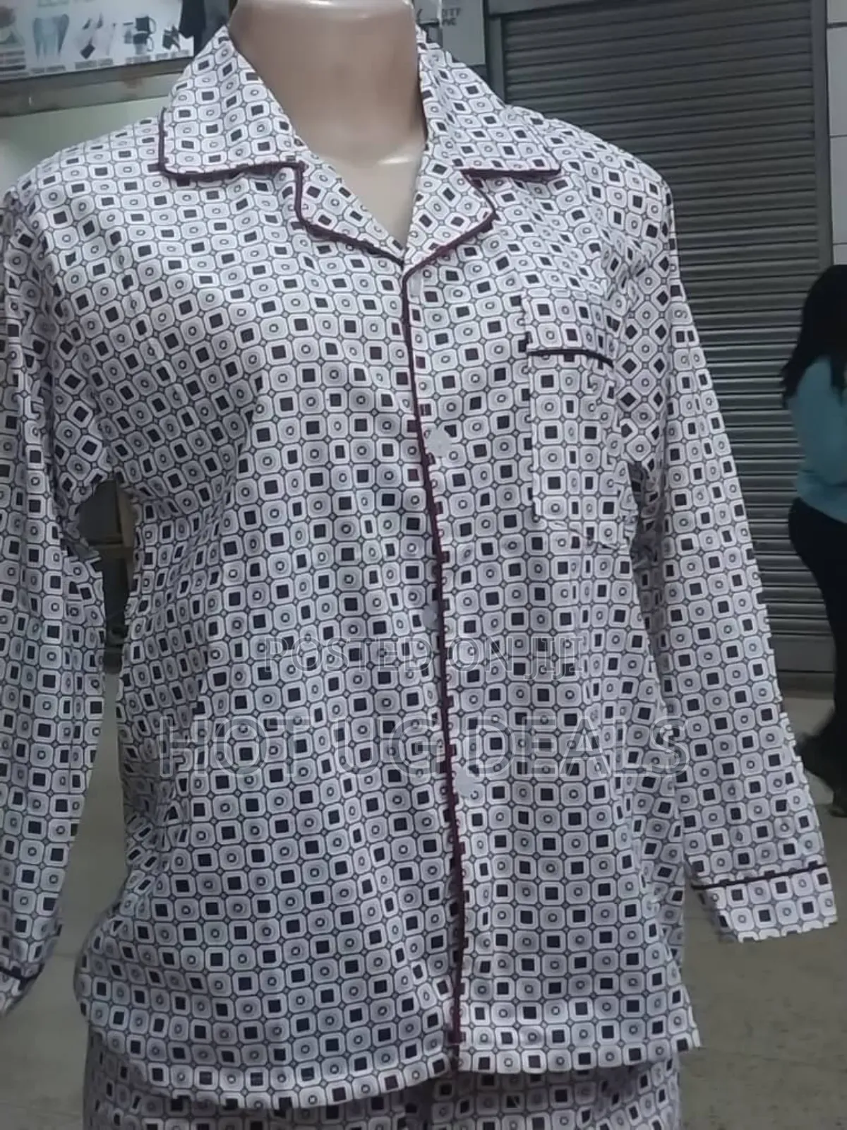 Unisex Pajamas Set Classic Sleepwear Loungewear- Multi