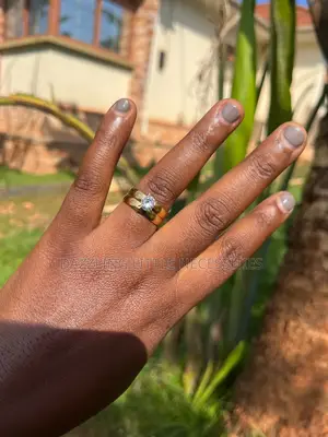 Enid Engagement+ Wedding Ring Set - Gold (Size 18)