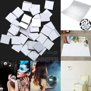 100pcs Self-Adhesive Mini Square Self-Adhesive Stickers