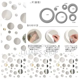 24pcs 3d Acrylics Self-Adhaesive Decor Wall Stickers