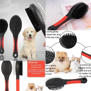 Double-Sided Pet Grooming Brush
