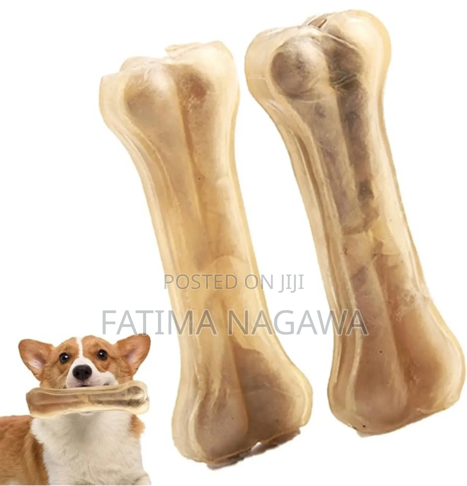 2pcs Bpa Free Dog Chew Bones Toys