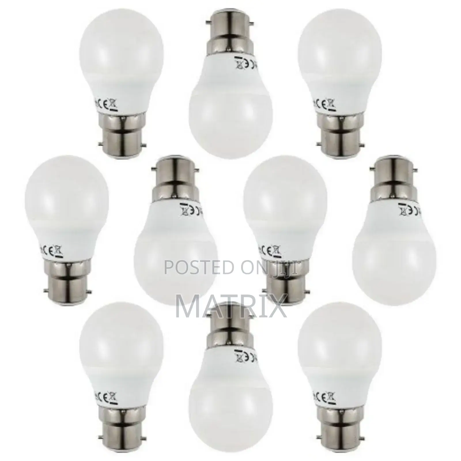 A Pack of 10 X 7 W Standard Energy Led Light Bulb
