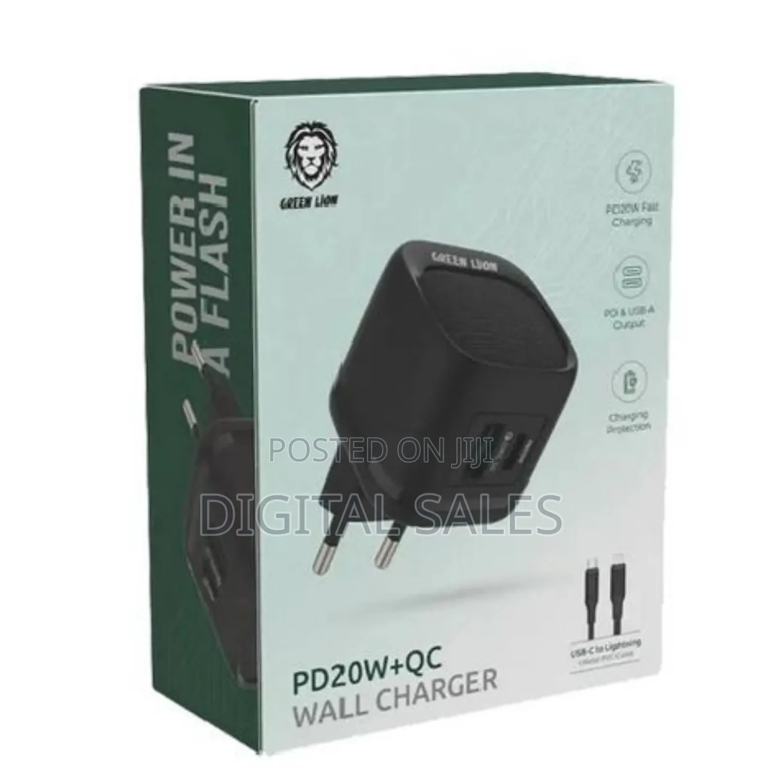Green Lion Fast Chargers With Usb 20 Wat