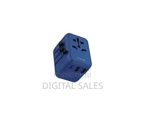 Green Lion 12w Universal Travel Adapter - Blue