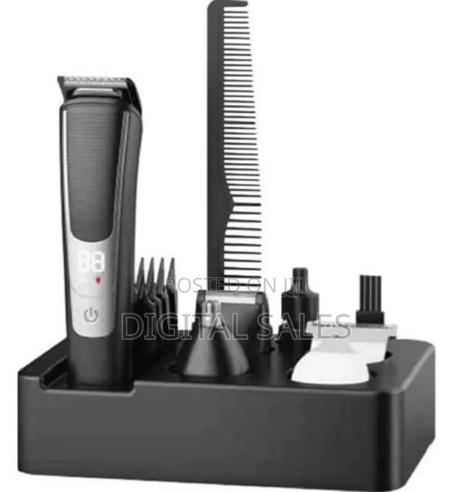 Green Lion 5 in 1 Multi-Function Hair Clipper Set.Silver
