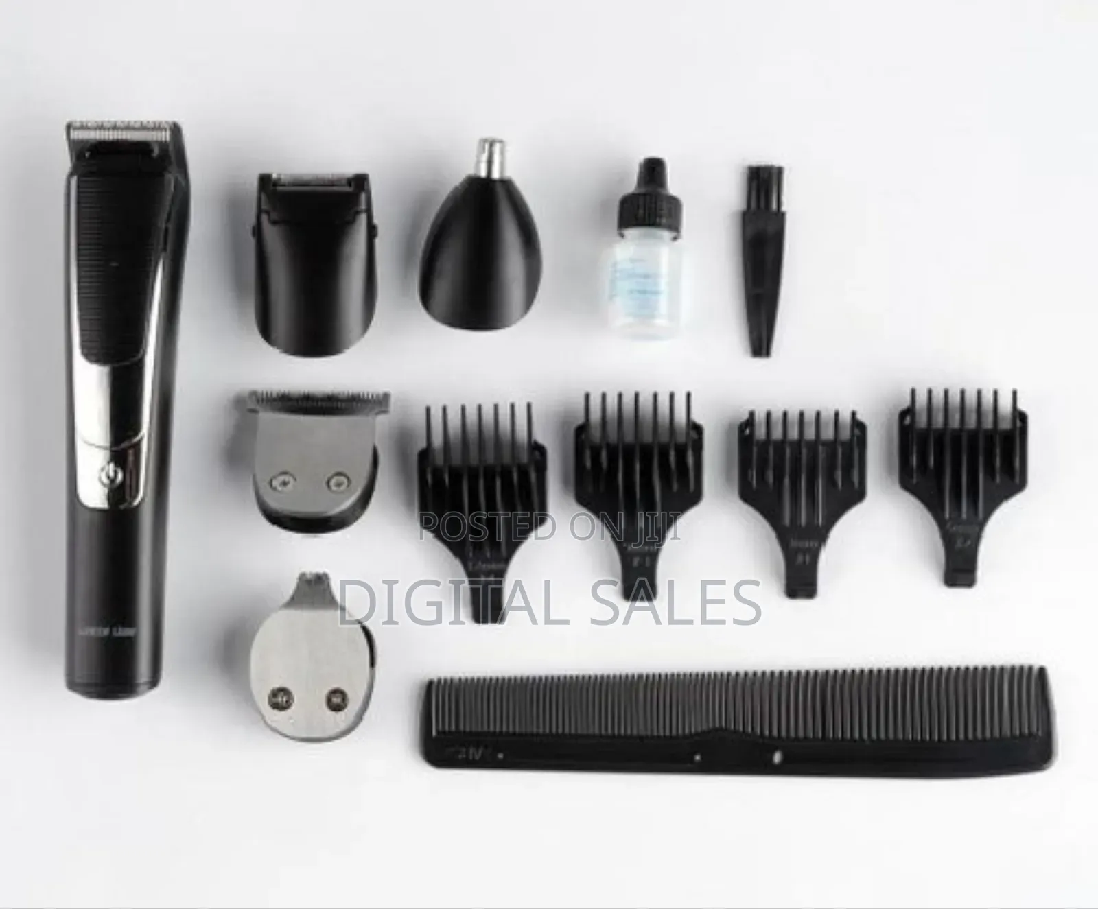 Green Lion 5 in 1 Multi-Function Hair Clipper Set.Silver