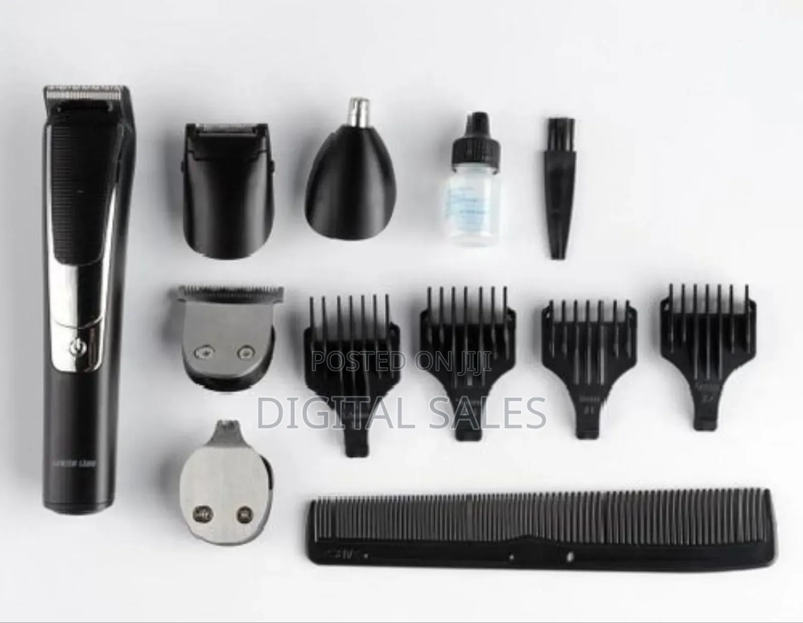 Green Lion 5 in 1 Multi-Function Hair Clipper Set Black