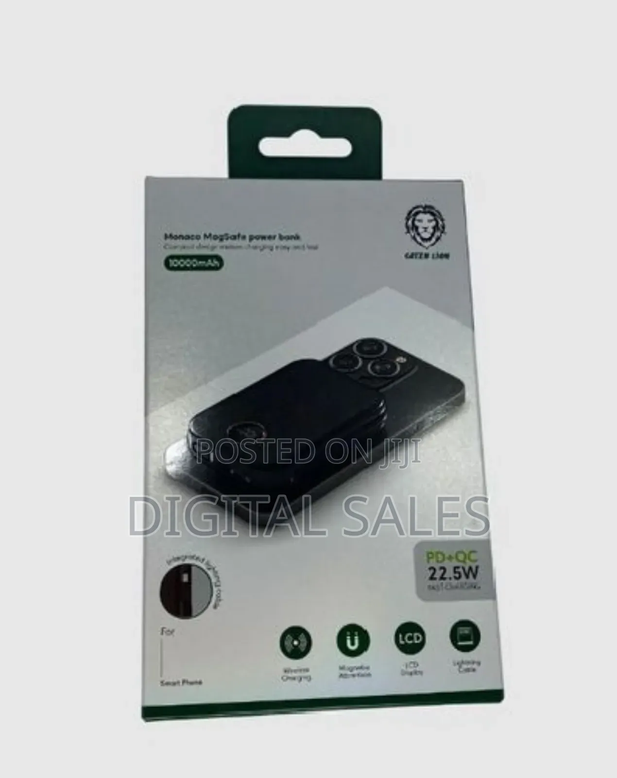 Green Lion Monoco Megsafe Power Bank .