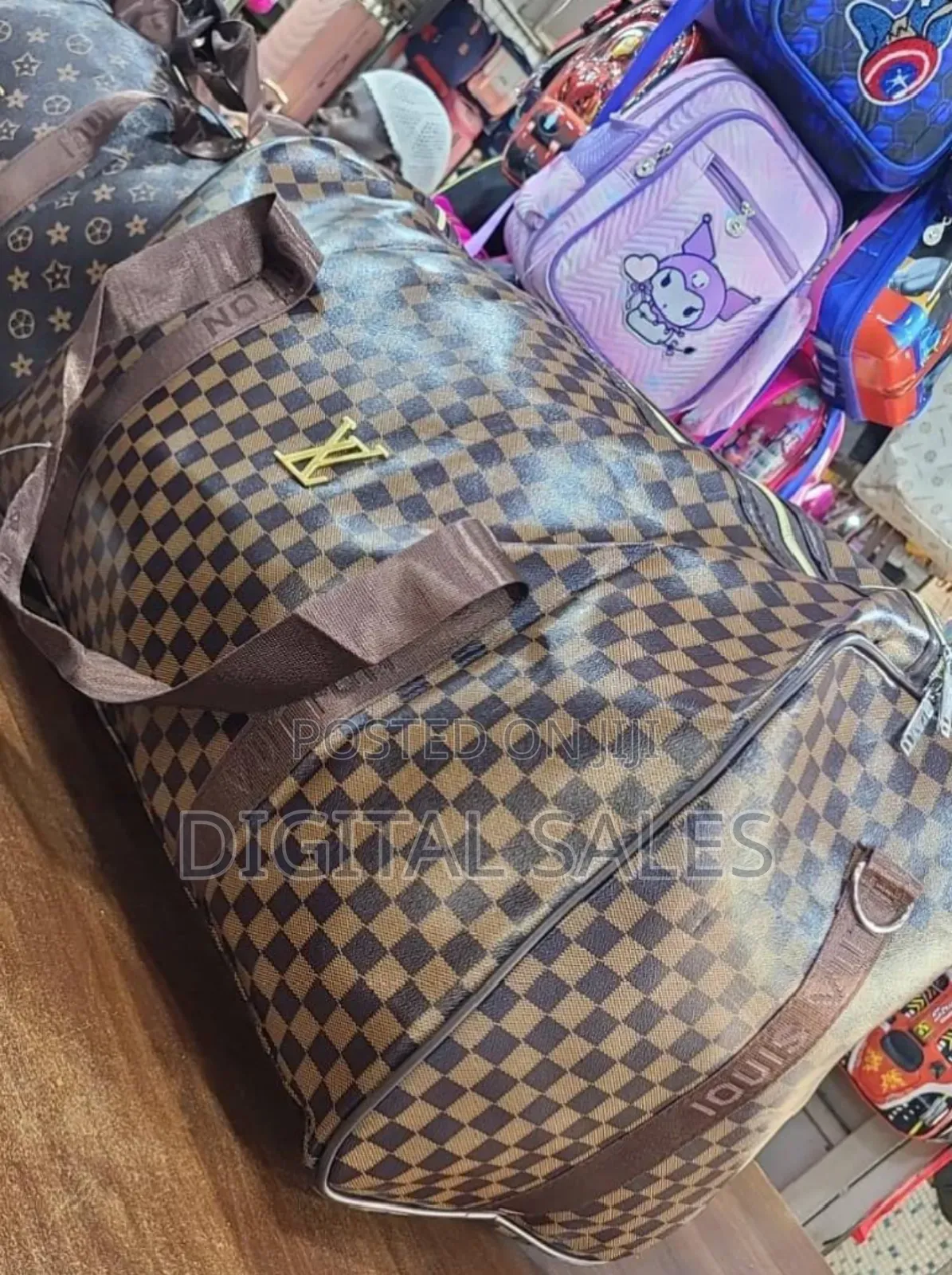 Big Brown Safari Hand Bag.