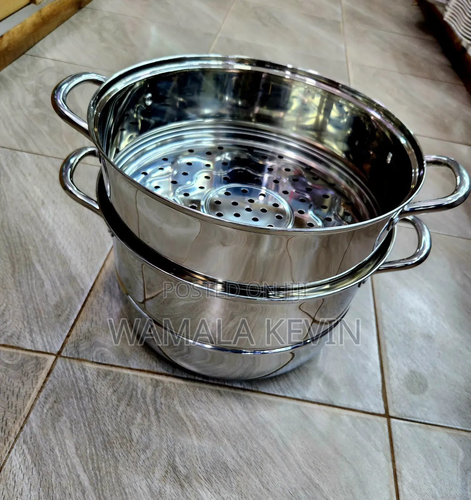 Food Steamer 3 Tiers Stainless Steel