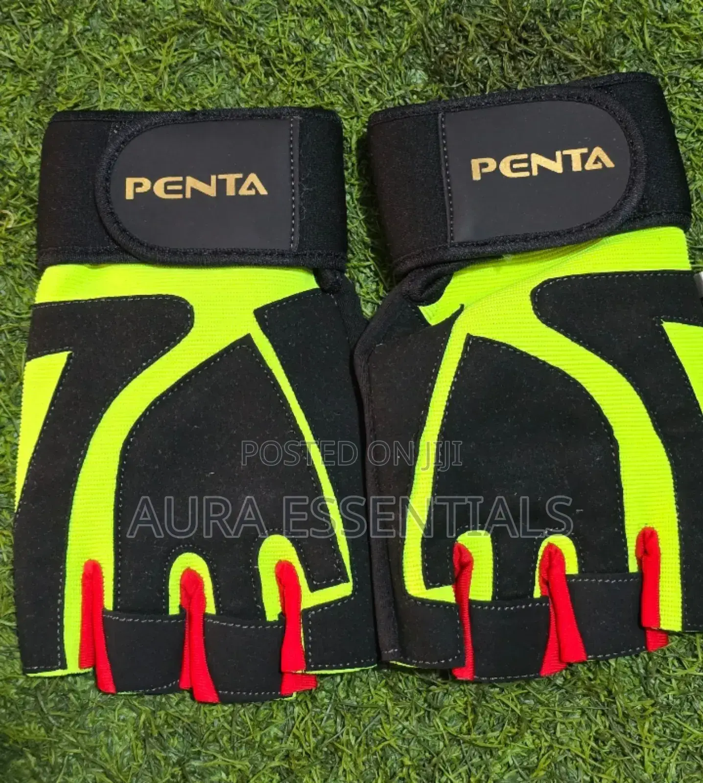Penta High-Quality Weight Lifting Gloves Black Green