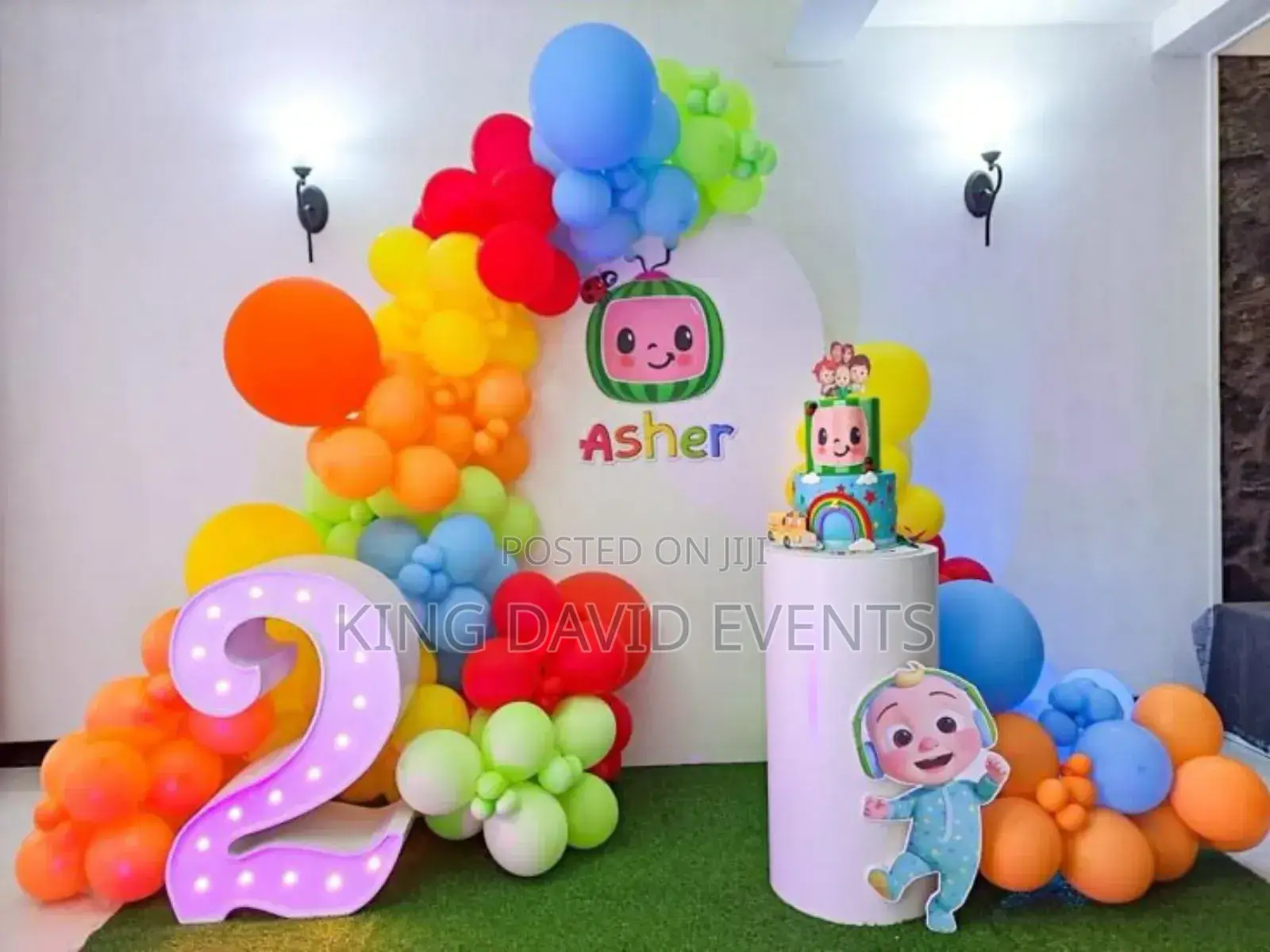 Birthday Decoration Decoration With Balloon and Photo Booth