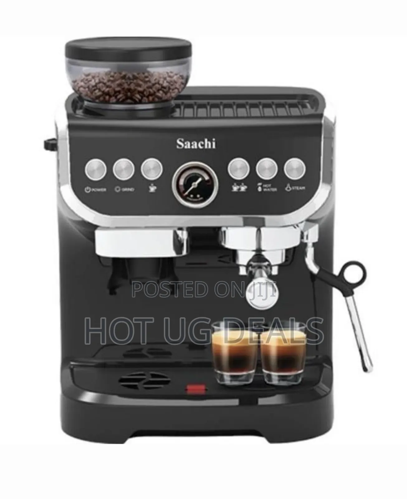Saachi 19 Bar High Pressure Coffee Maker Machine 2 Litre