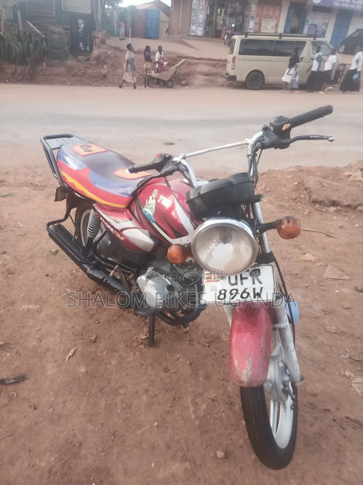 TVS HLX 125 2023 Red