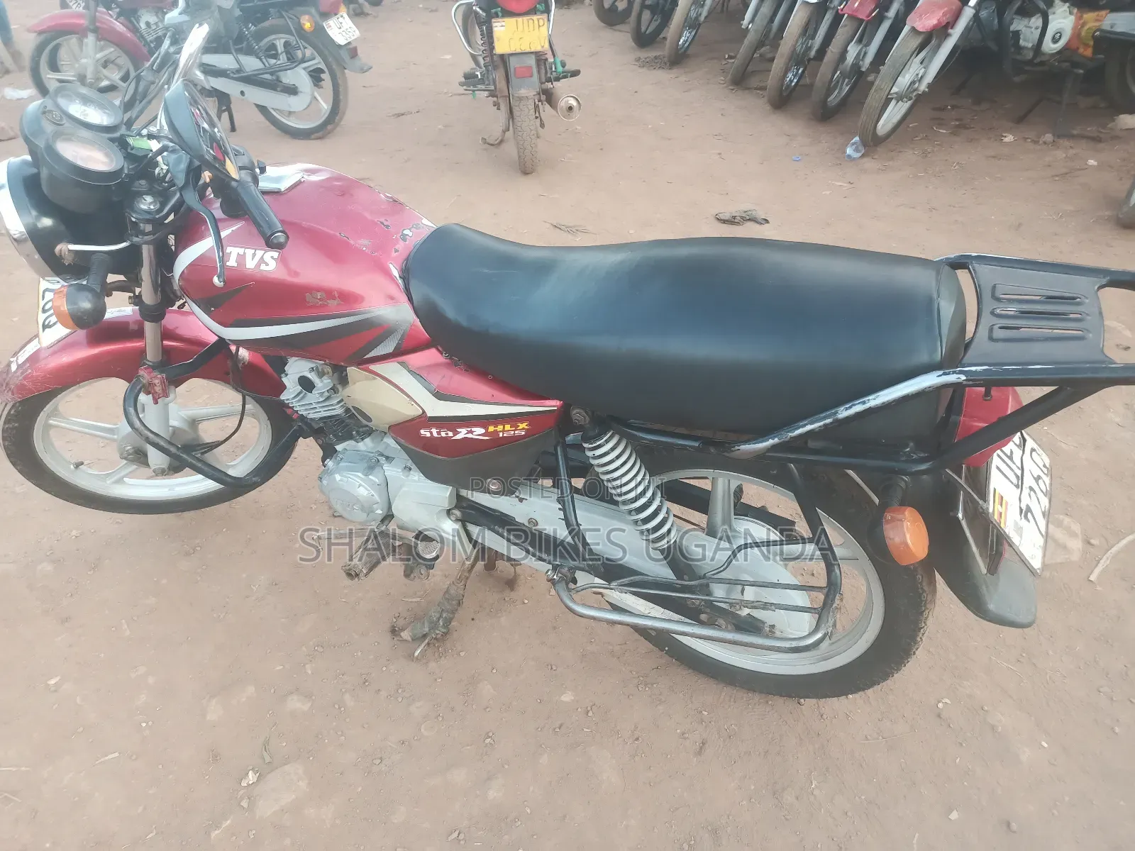 TVS HLX 125 2023 Red