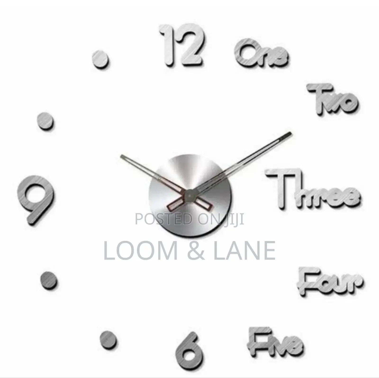Silent Modern Design 3d Wall Clock