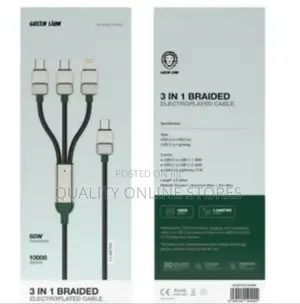 Green Lion 3 in 1 Cable