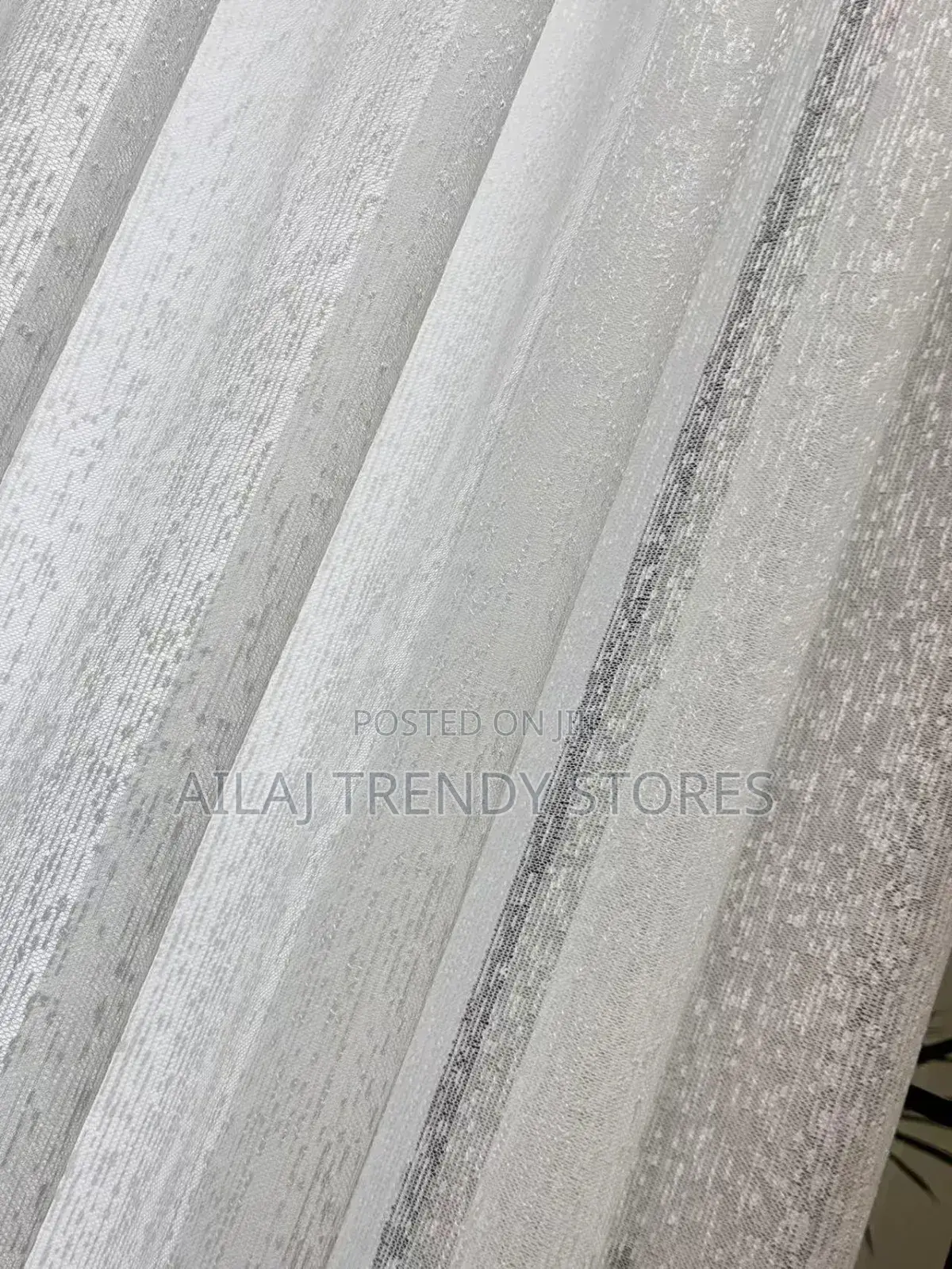Gray and White Curtain Nets Per Metre