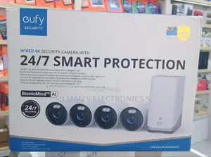 Eufy 24/7 Wired 4 Pack Camera