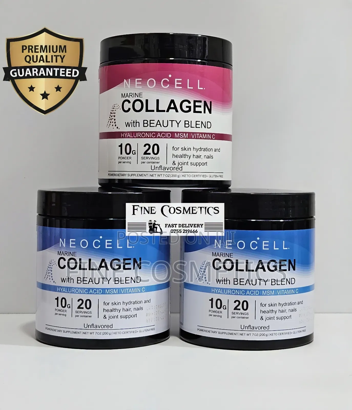 Neocell Marine Collagen With Beauty Blend Peptides Powder