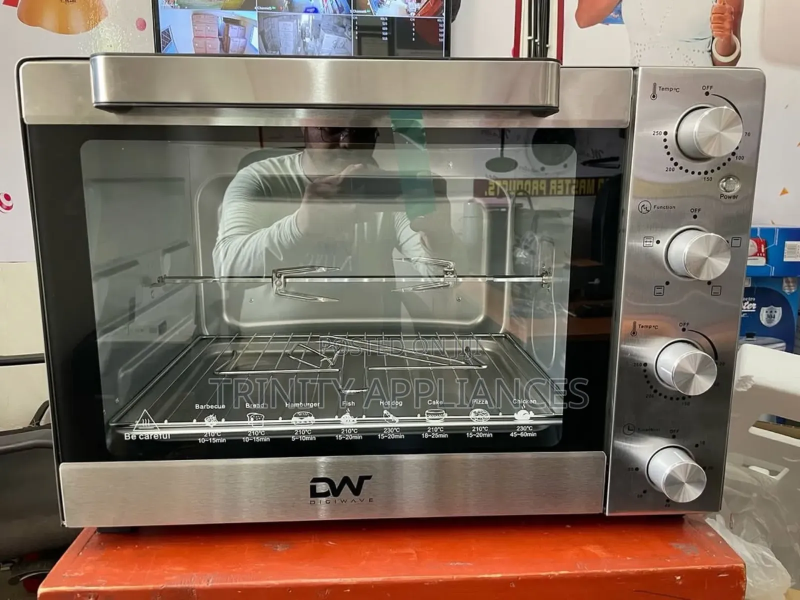Digiwave Premium 65 Litres Electric Oven With Rotisserie