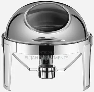 Round Stainless Steel Food Warmer Chaffing Dish