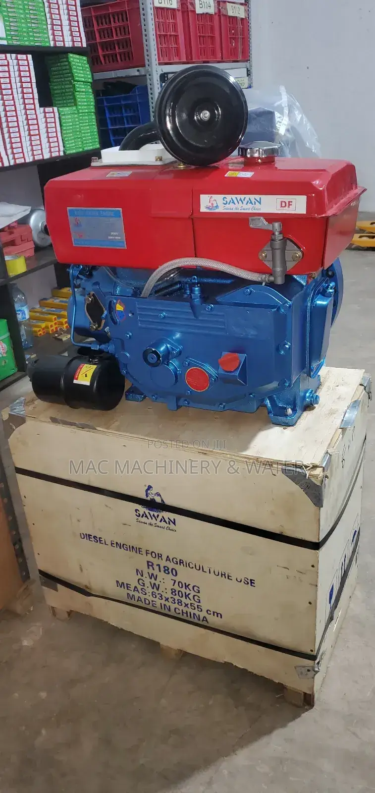 Diesel Engine 8hp R180 Water Cooled Sawan