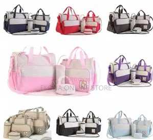 5in1 Portable Woven Mummy Diaper Bags