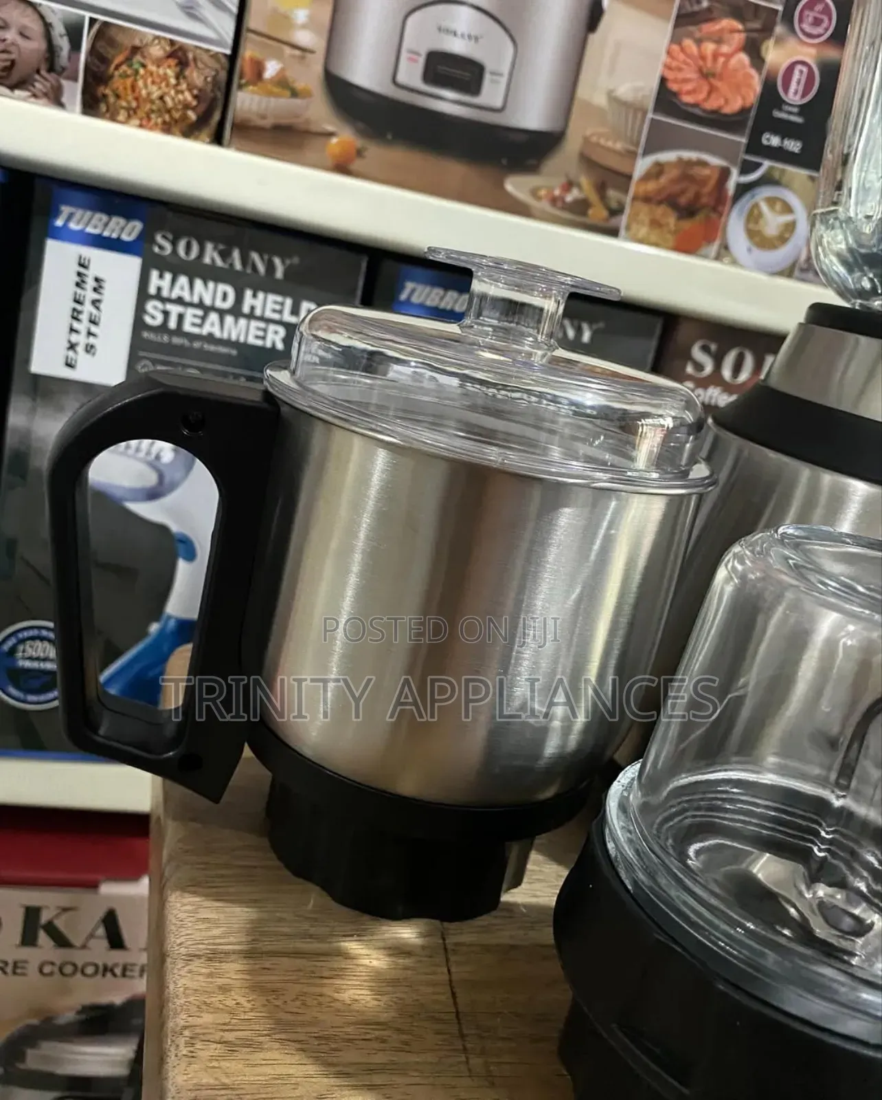 Sokany 3 in 1 Multi-Purpose Blender , 1.5l Glass , Grinder