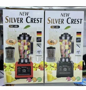 Silvercrest 4l Powerful Commercial Blender  9000w- Red
