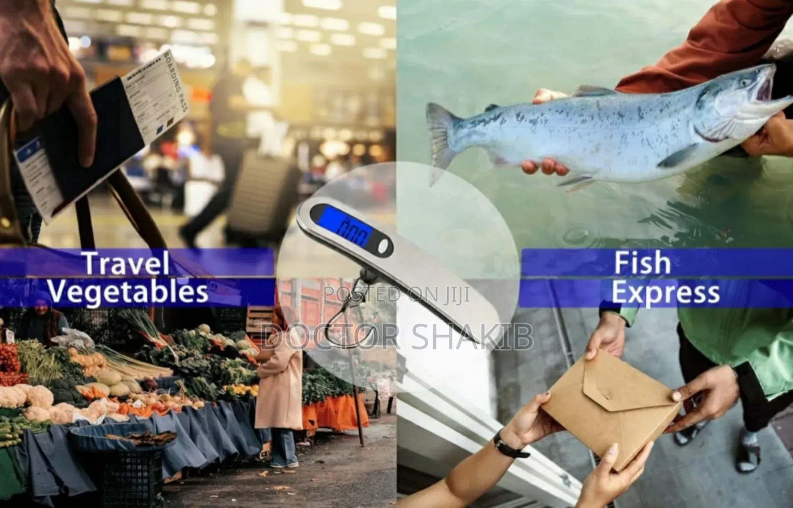 Strong Pocket Digital Luggage Scale 50kg