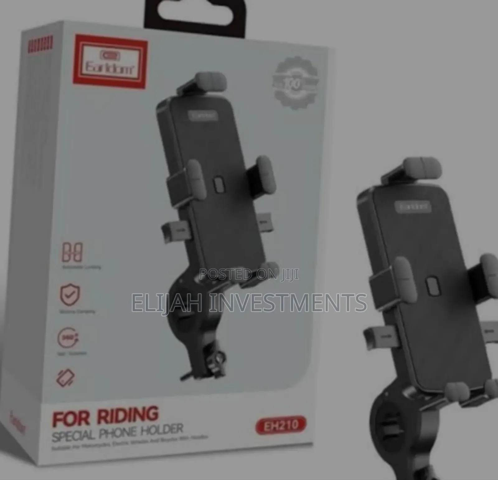 Earldom Eh210 Self Locking Anti Theft Motor Phone Holder
