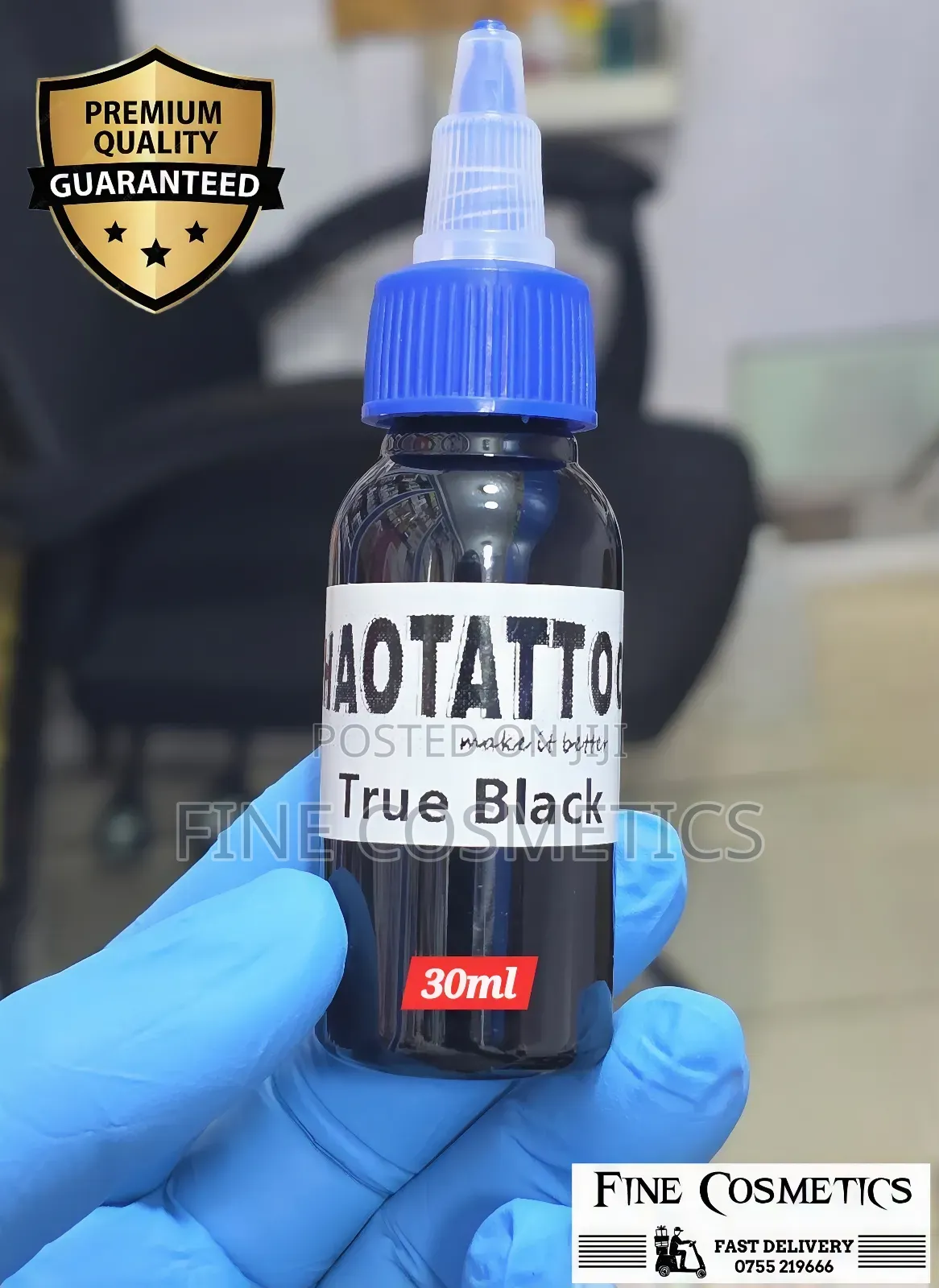 TBK | Triple Black Tattoo Ink | Microblading Pigment. 240ml