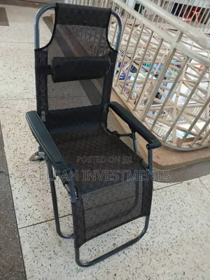 Metallic Frame Foldable on the Go/Balcony Chair Bed