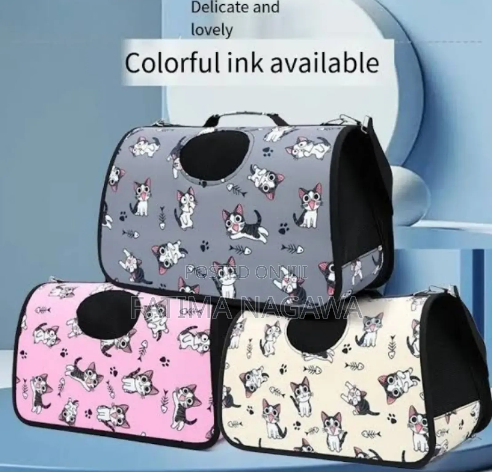 3pcs Cat Backpack Portable Pet Bag