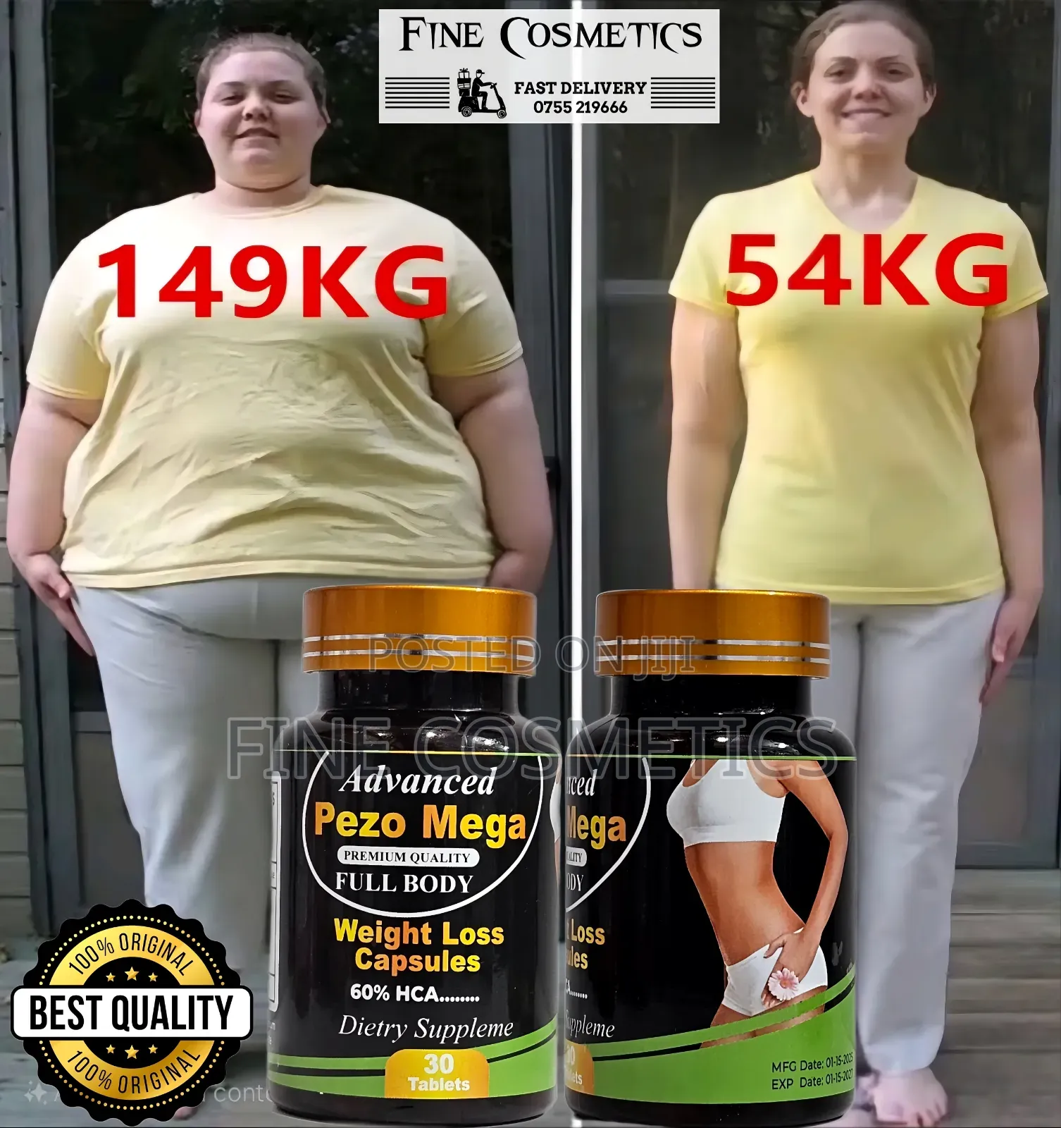 Advanced Pezo Mega Vip Weight Loss Slimming Fat Burner Pills