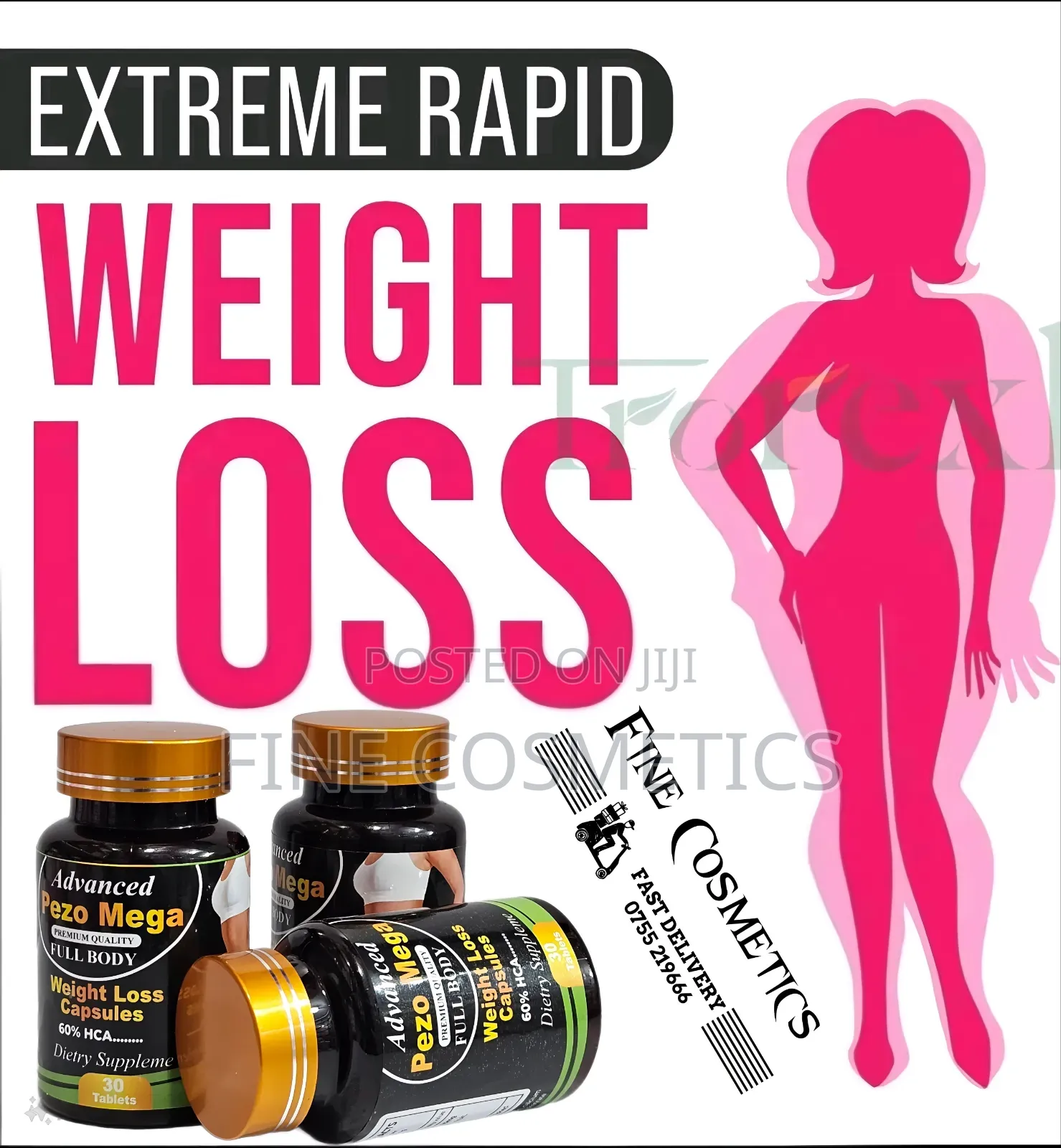 Advanced Pezo Mega Vip Weight Loss Slimming Fat Burner Pills