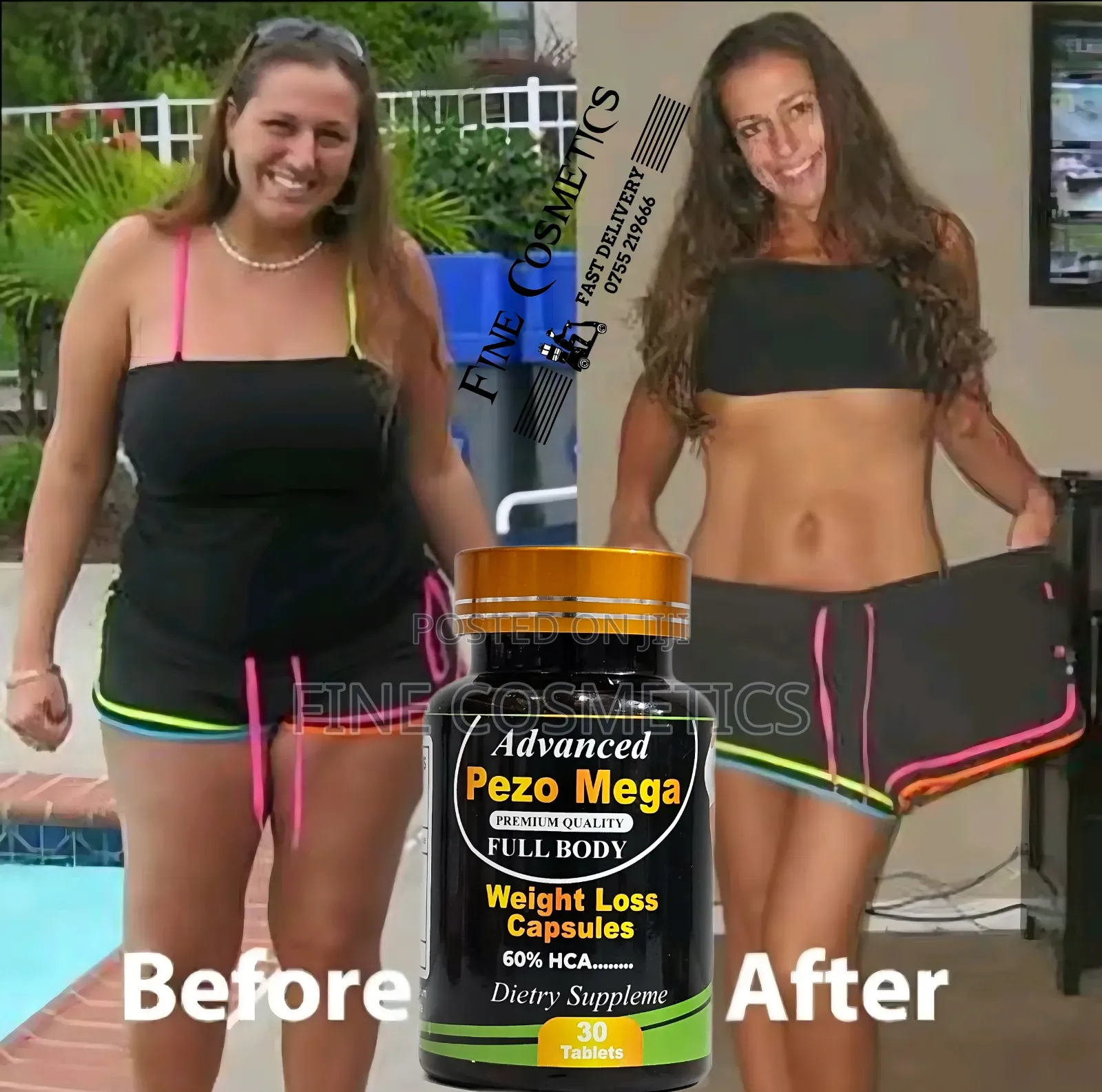 Advanced Pezo Mega Vip Weight Loss Slimming Fat Burner Pills