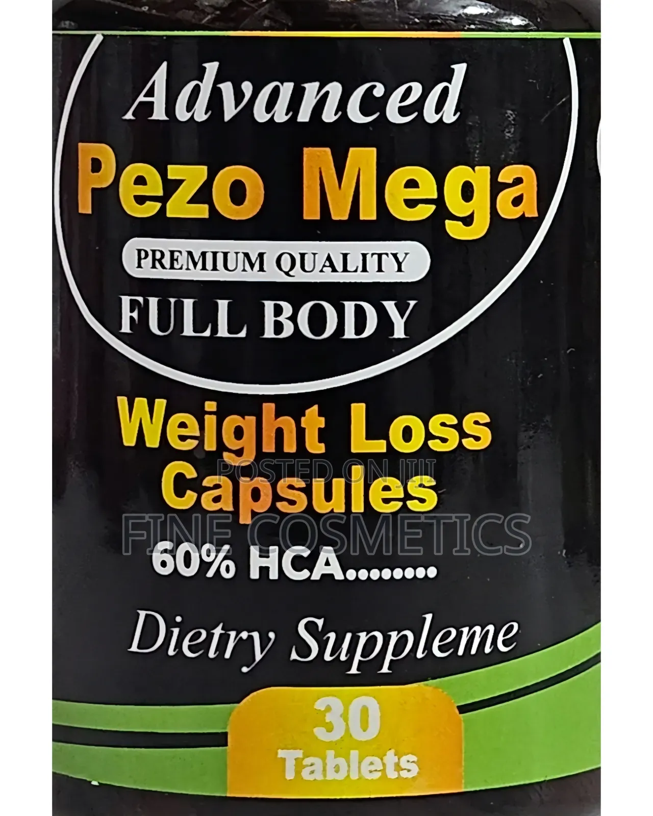 Advanced Pezo Mega Vip Weight Loss Slimming Fat Burner Pills